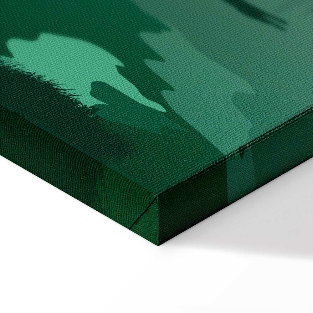 Loch Ness Monster Fantasy Forest Canvas Print