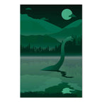 Loch Ness Monster Fantasy Forest Canvas Print