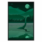Loch Ness Monster Fantasy Forest Canvas Print