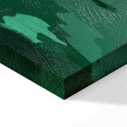 Loch Ness Monster Fantasy Forest Canvas Print