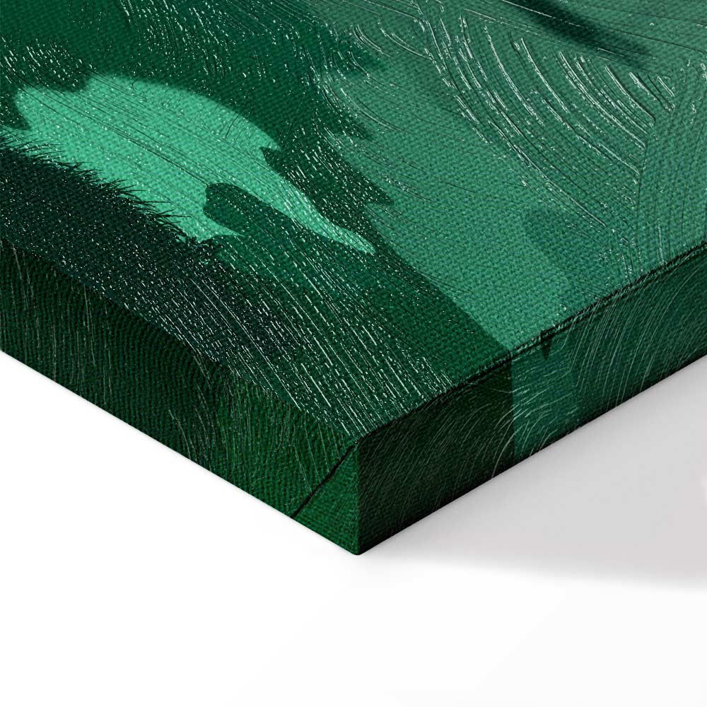 Loch Ness Monster Fantasy Forest Canvas Print