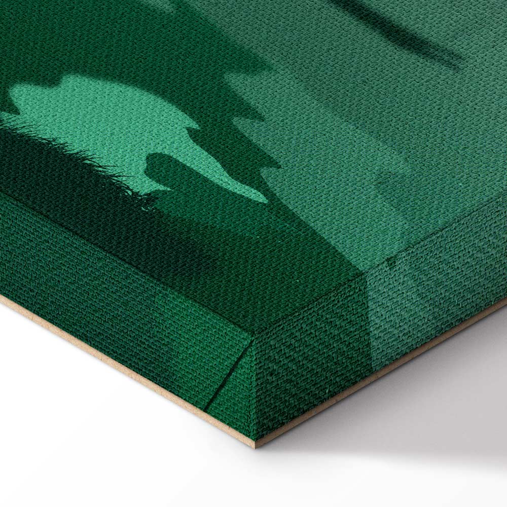 Loch Ness Monster Fantasy Forest Canvas Print