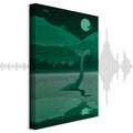 Loch Ness Monster Fantasy Forest Canvas Print