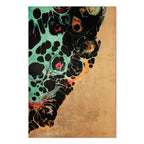 Abstract Micro Shapes Multicolor Canvas Print
