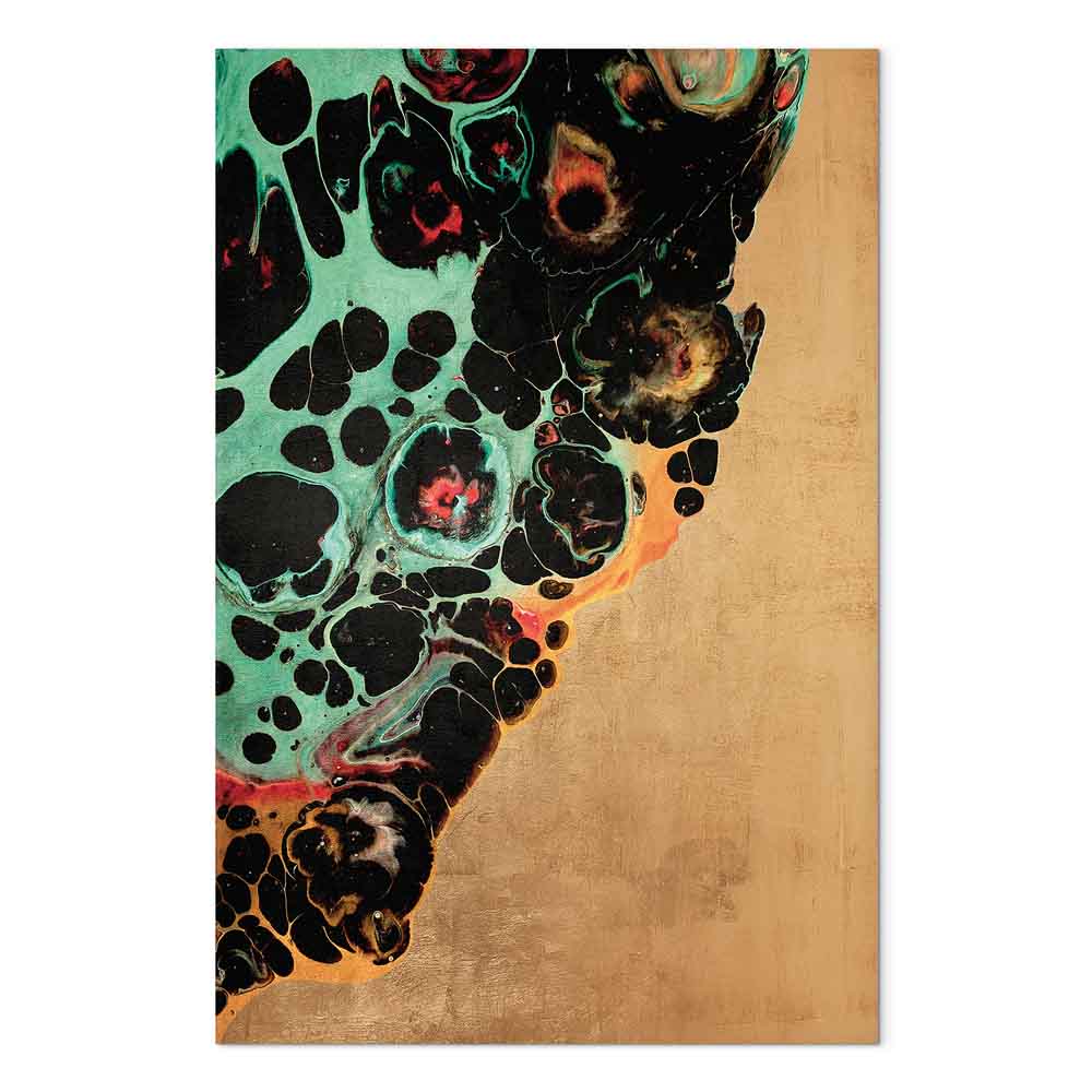 Abstract Micro Shapes Multicolor Canvas Print