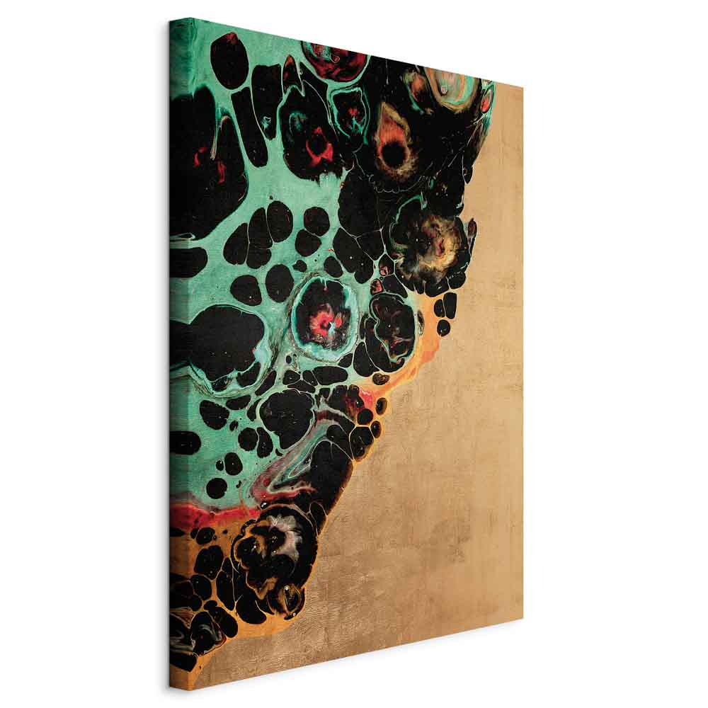 Abstract Micro Shapes Multicolor Canvas Print