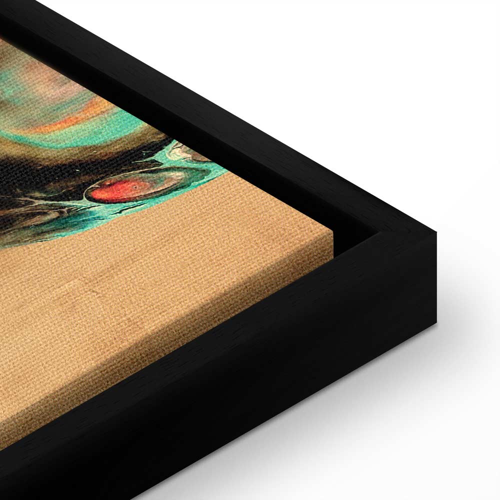 Abstract Micro Shapes Multicolor Canvas Print