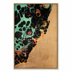 Abstract Micro Shapes Multicolor Canvas Print