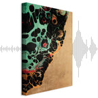 Abstract Micro Shapes Multicolor Canvas Print