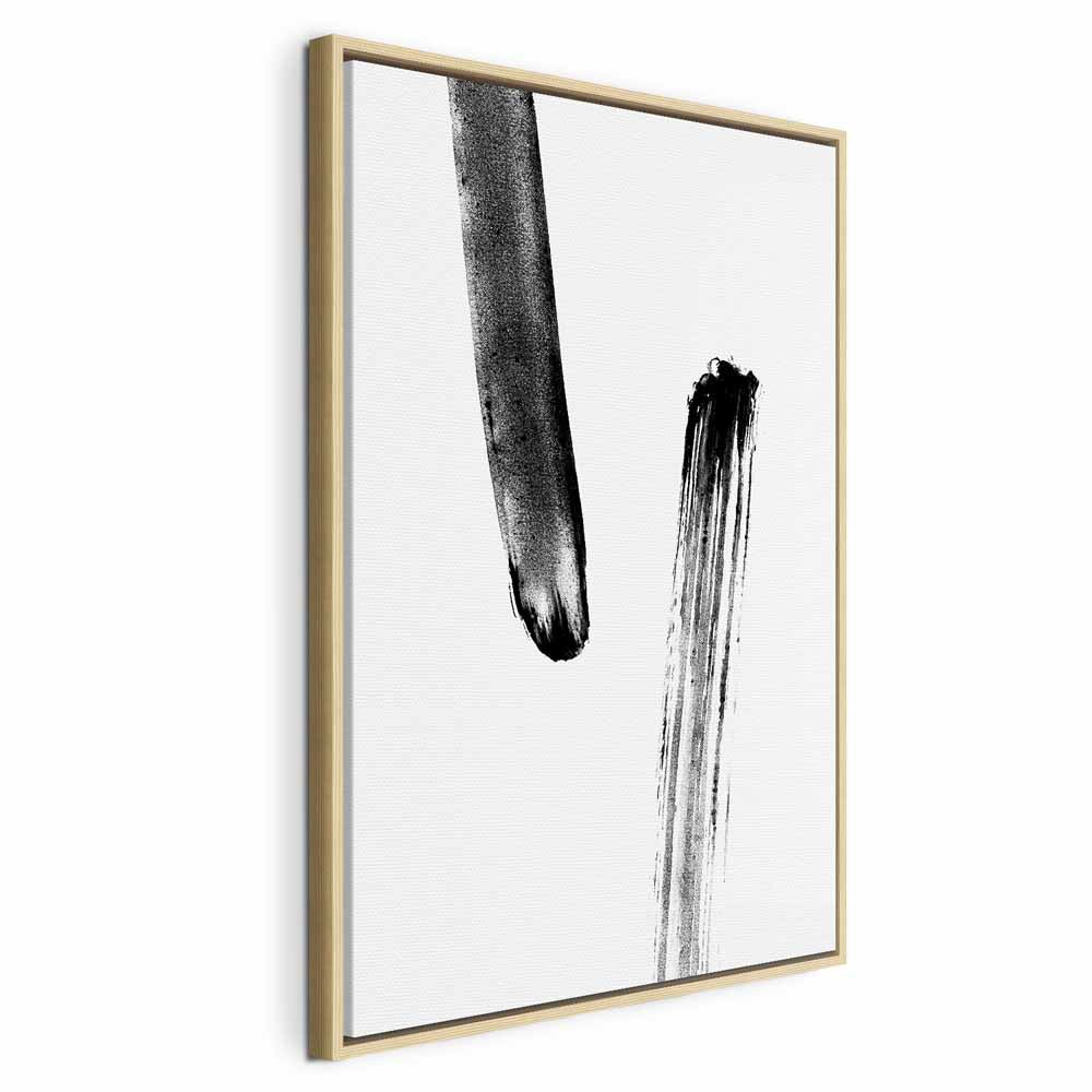 Accidental Meeting Abstract Vertical Canvas Print