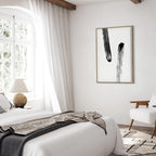 Accidental Meeting Abstract Vertical Canvas Print