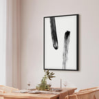 Accidental Meeting Abstract Vertical Canvas Print