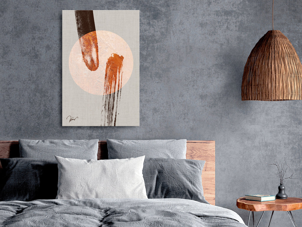 Canvas Print - Two Comets (1 Part) Vertical