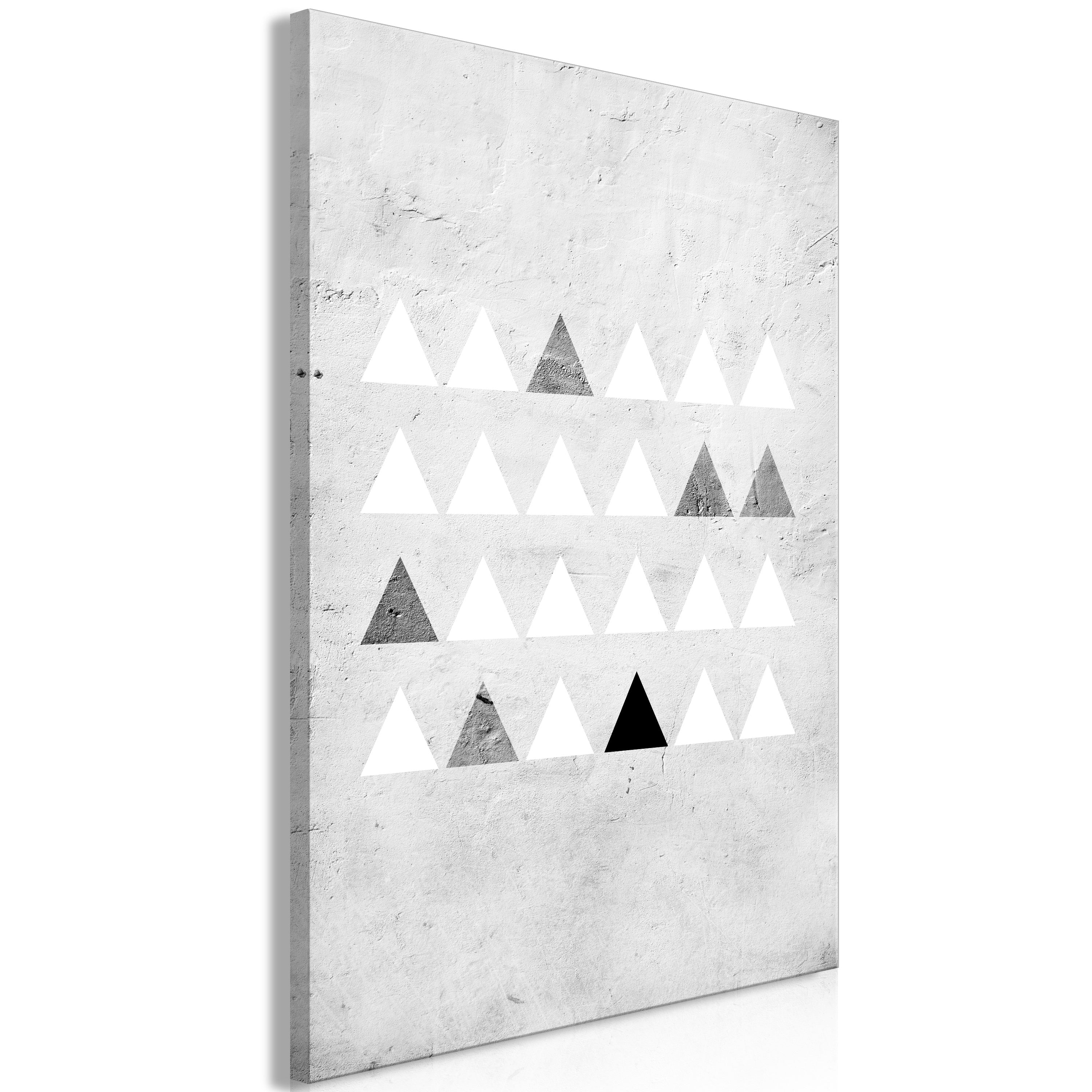 Canvas Print Grey Forest Vertical 1 Part