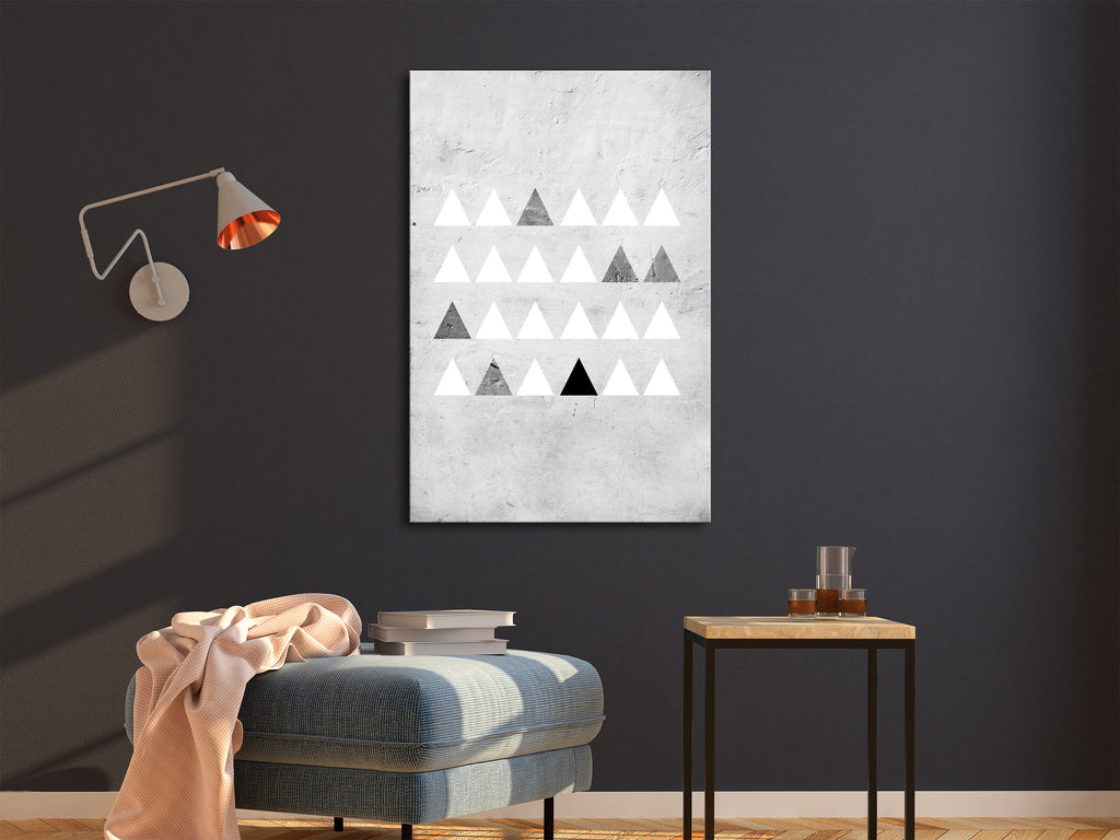 Canvas Print Grey Forest Vertical 1 Part
