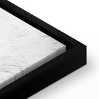 Grey Forest Texture Vertical Canvas Print