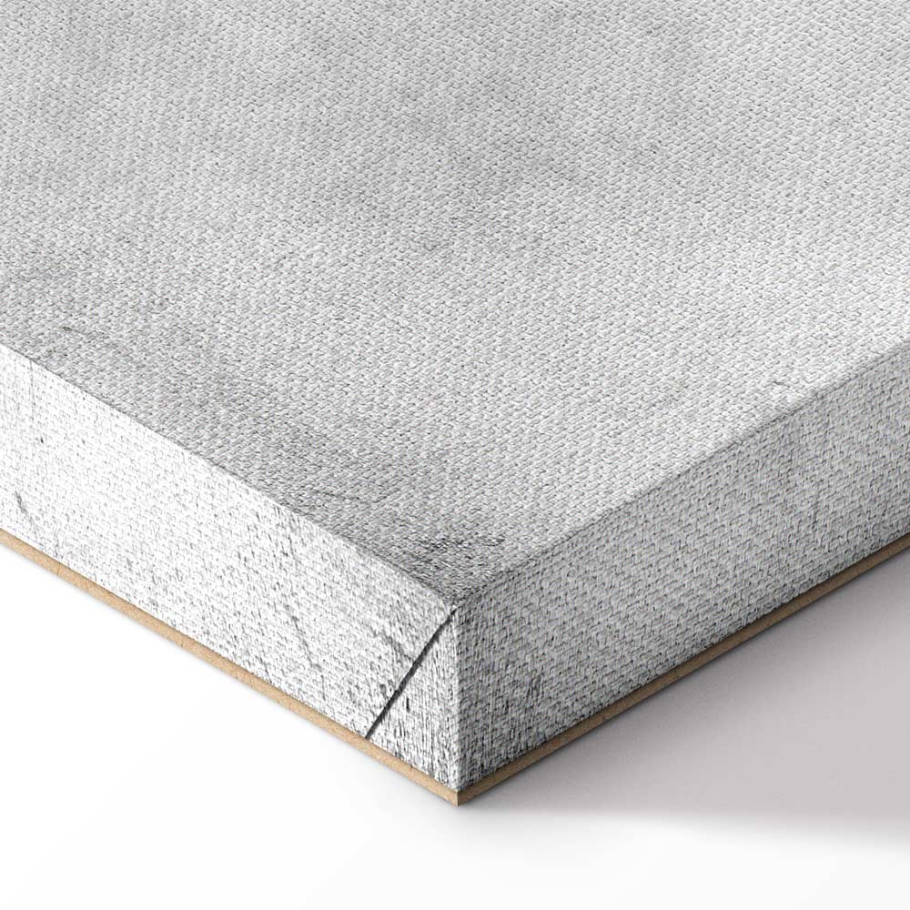 Grey Forest Texture Vertical Canvas Print