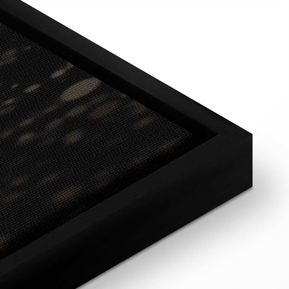 Winter Snowstorm Night Landscape Canvas Print