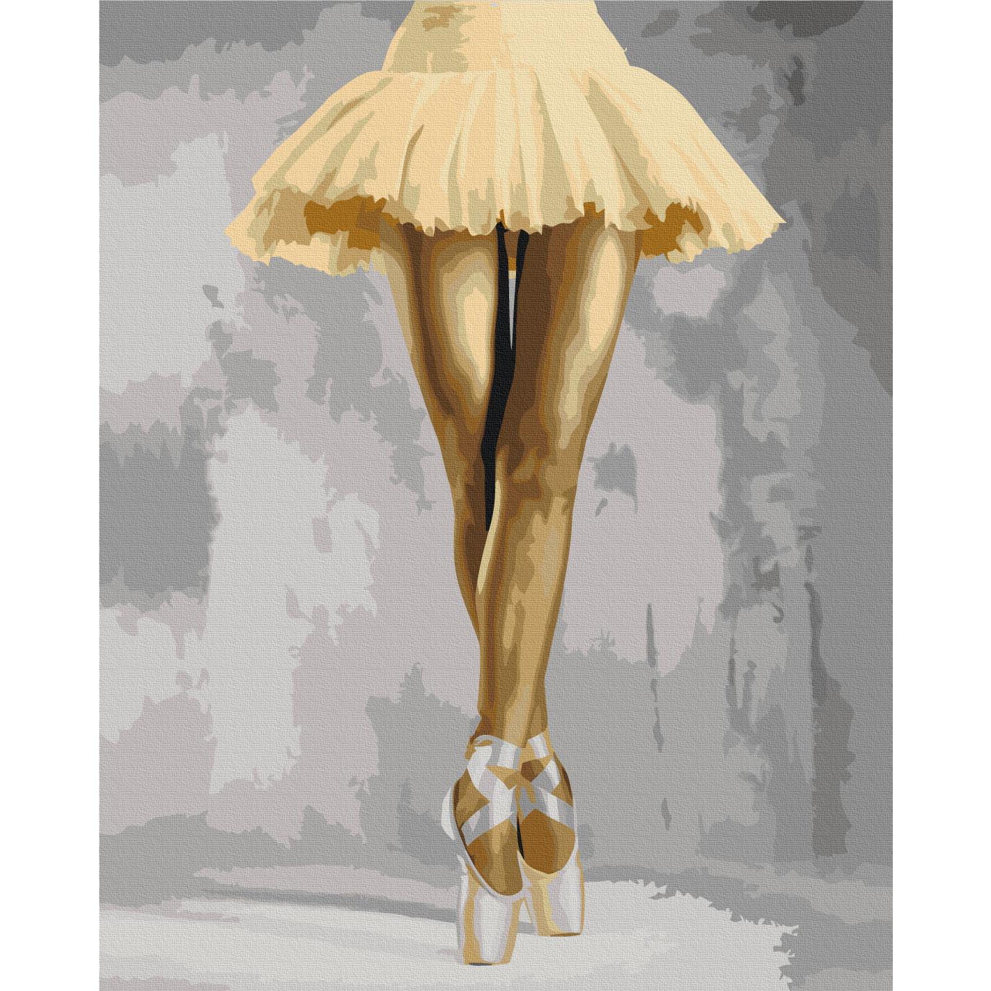 Yellow Ballerina Dance Paint by Numbers Kit