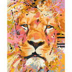 Watchful Lion Animals Paint by Numbers
