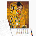 Klimt The Kiss Romantic Paint by Numbers