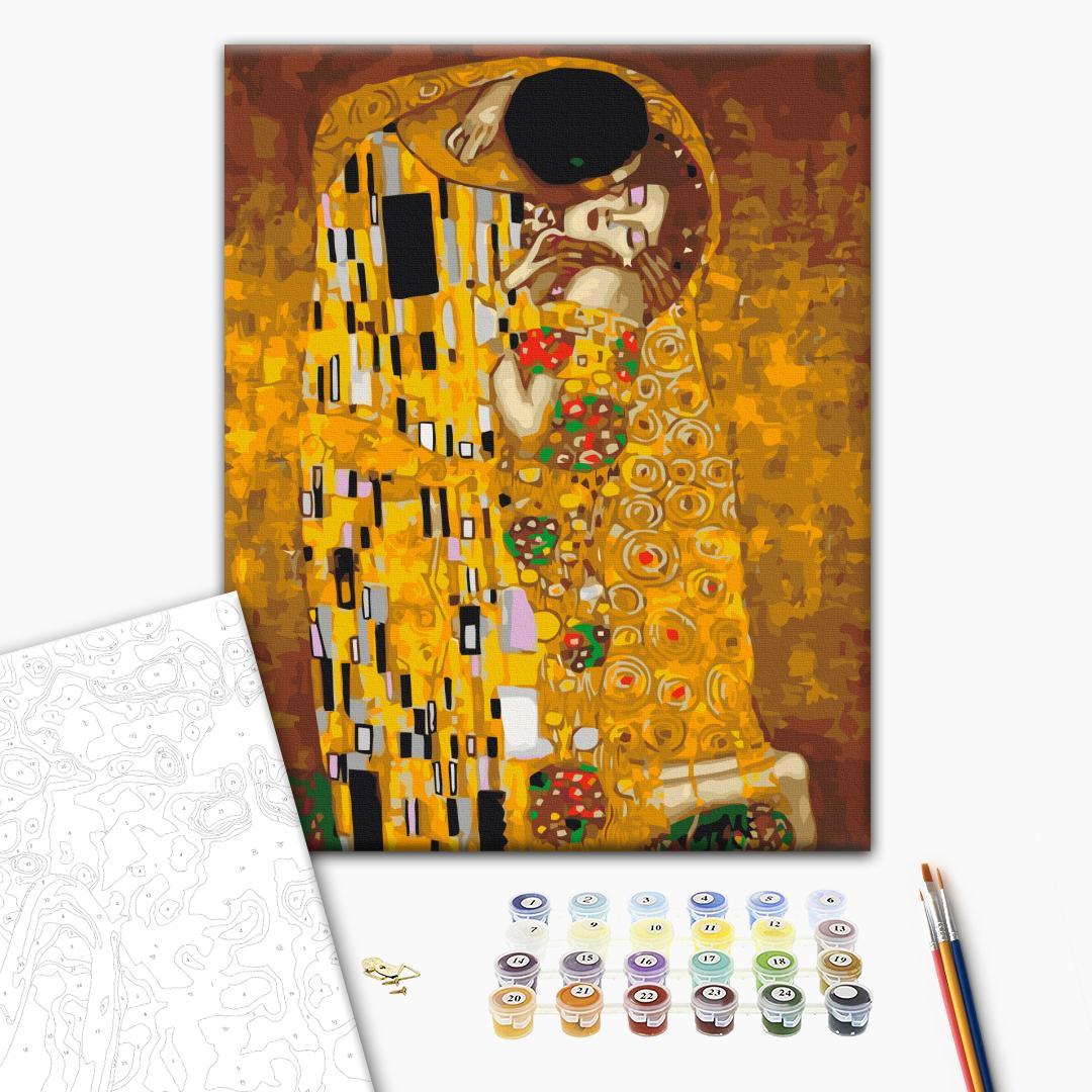 Klimt The Kiss Romantic Paint by Numbers