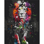 Colourful Lion Animals Paint by Numbers Kit