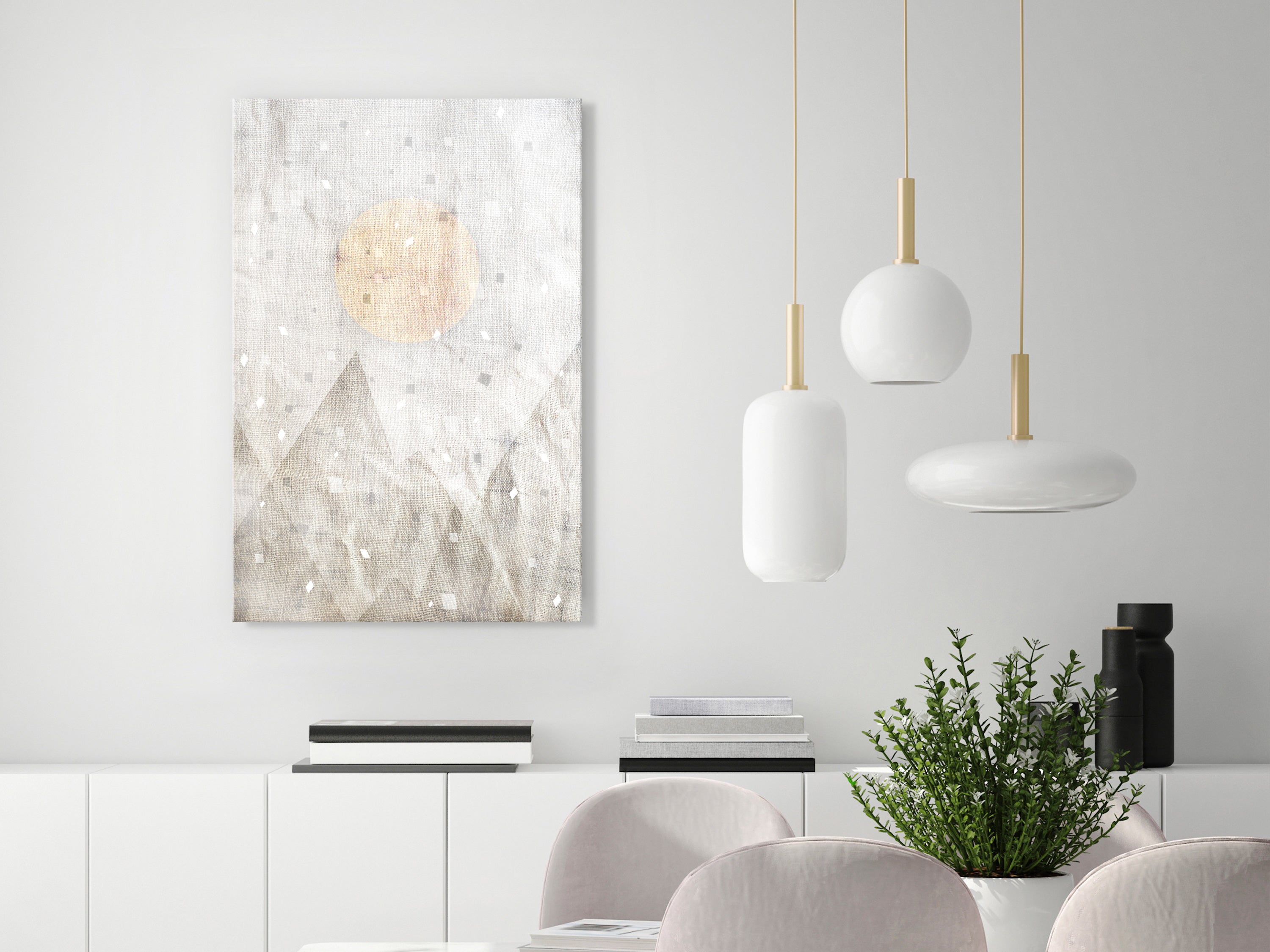 Canvas Print May Snow (1 Part) Vertical