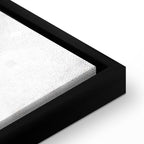 May Snow Abstract Winter Texture Canvas Print