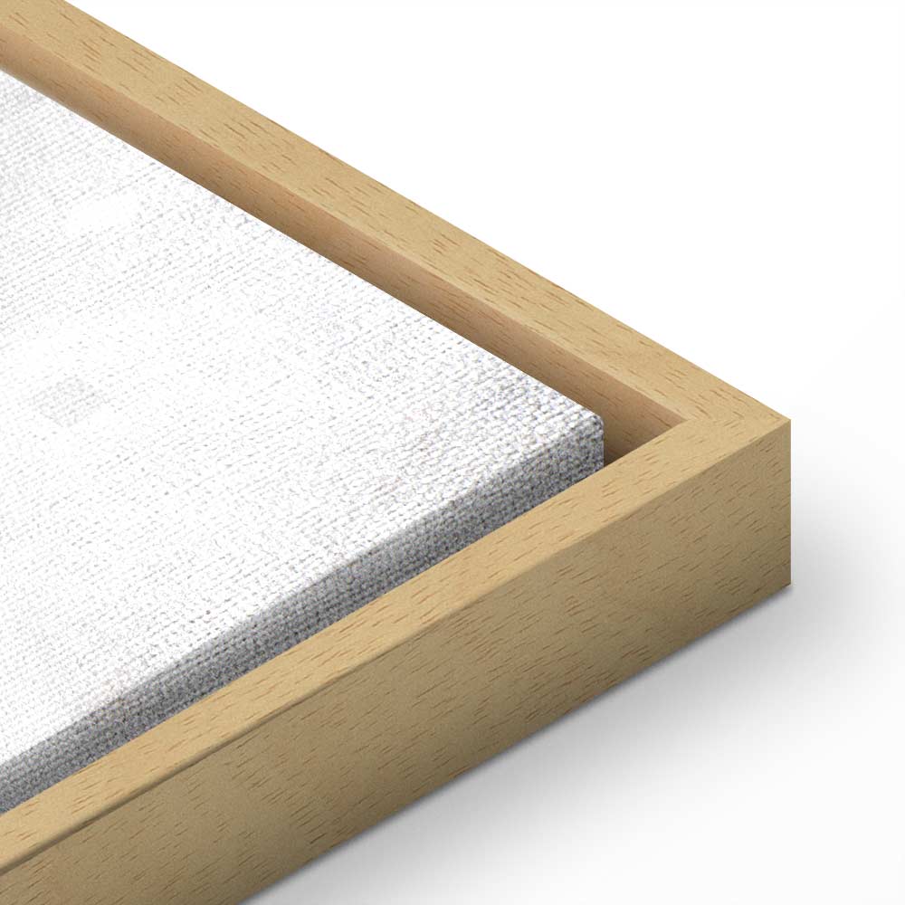 May Snow Abstract Winter Texture Canvas Print