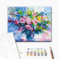 Colorful Flower Bouquet Paint by Numbers Kit
