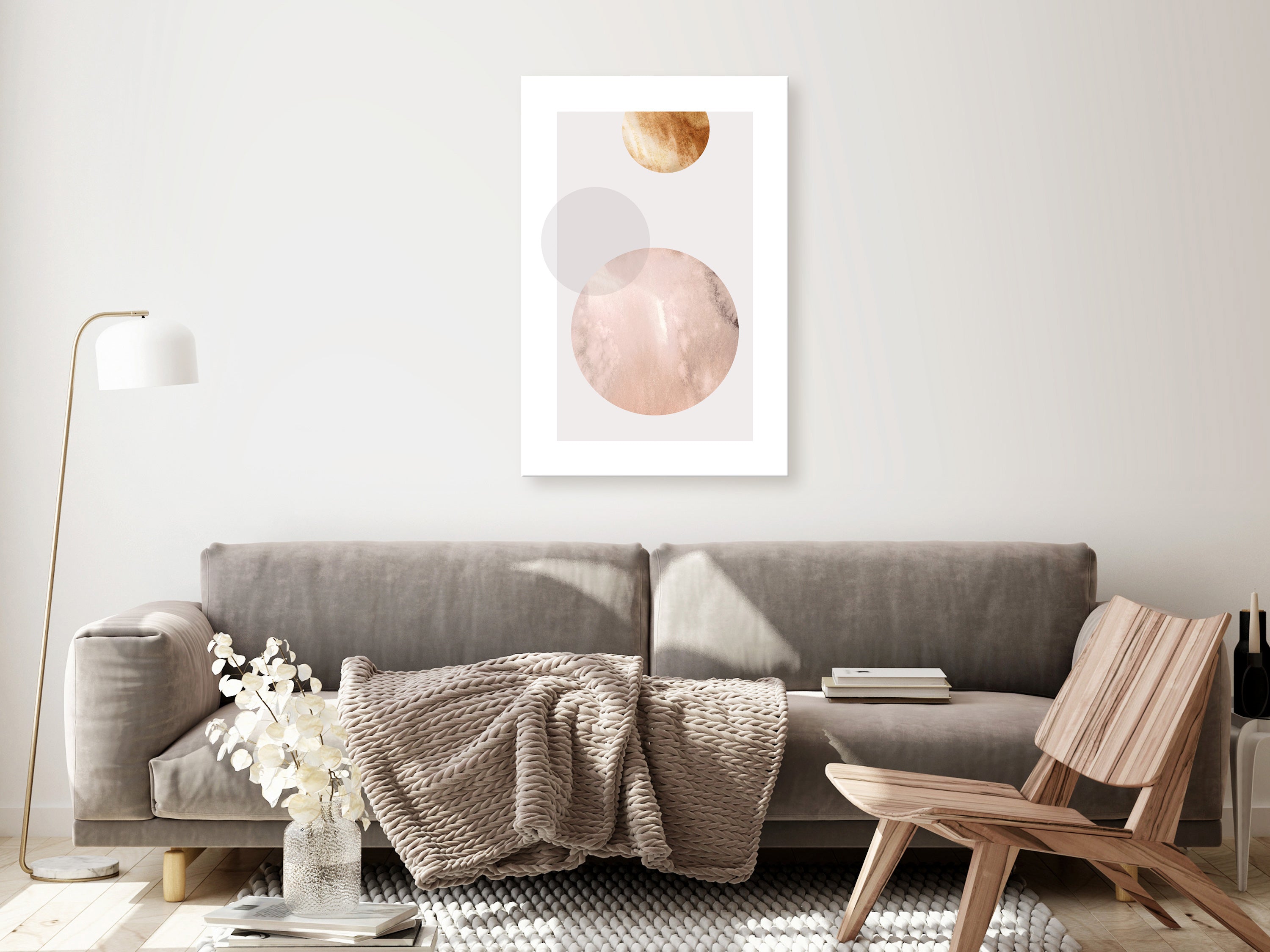 Canvas Print Vertical Dance With Gravity (1 Part)