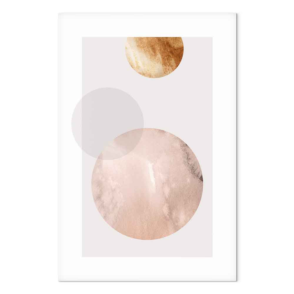 Abstract Geometric Modern Vertical Canvas Print