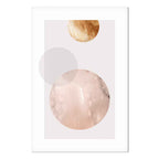 Abstract Geometric Modern Vertical Canvas Print