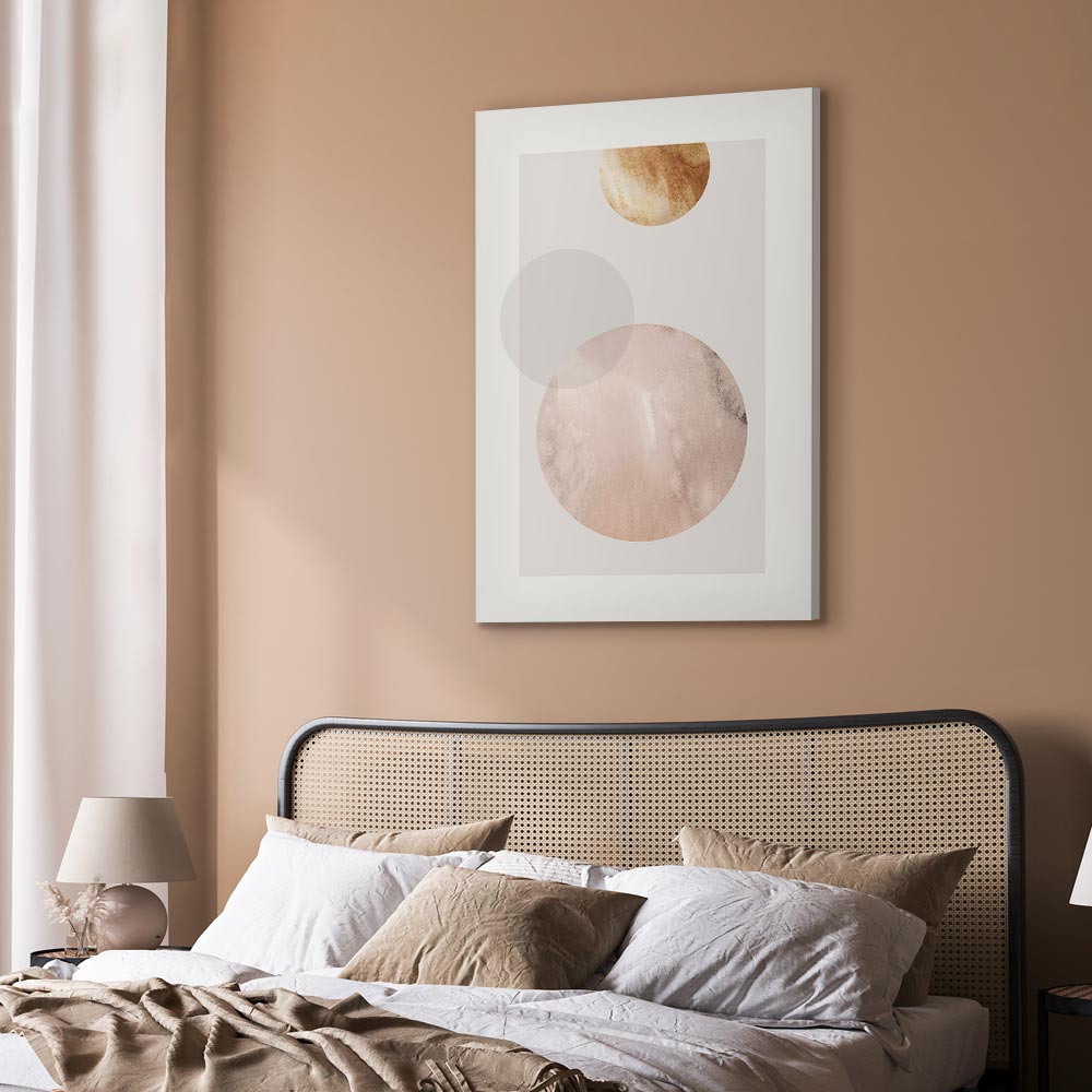 Abstract Geometric Modern Vertical Canvas Print