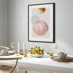 Abstract Geometric Modern Vertical Canvas Print