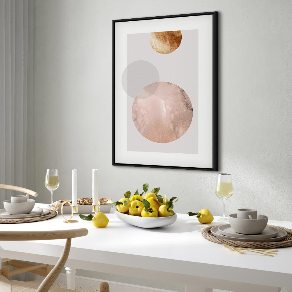 Abstract Geometric Modern Vertical Canvas Print