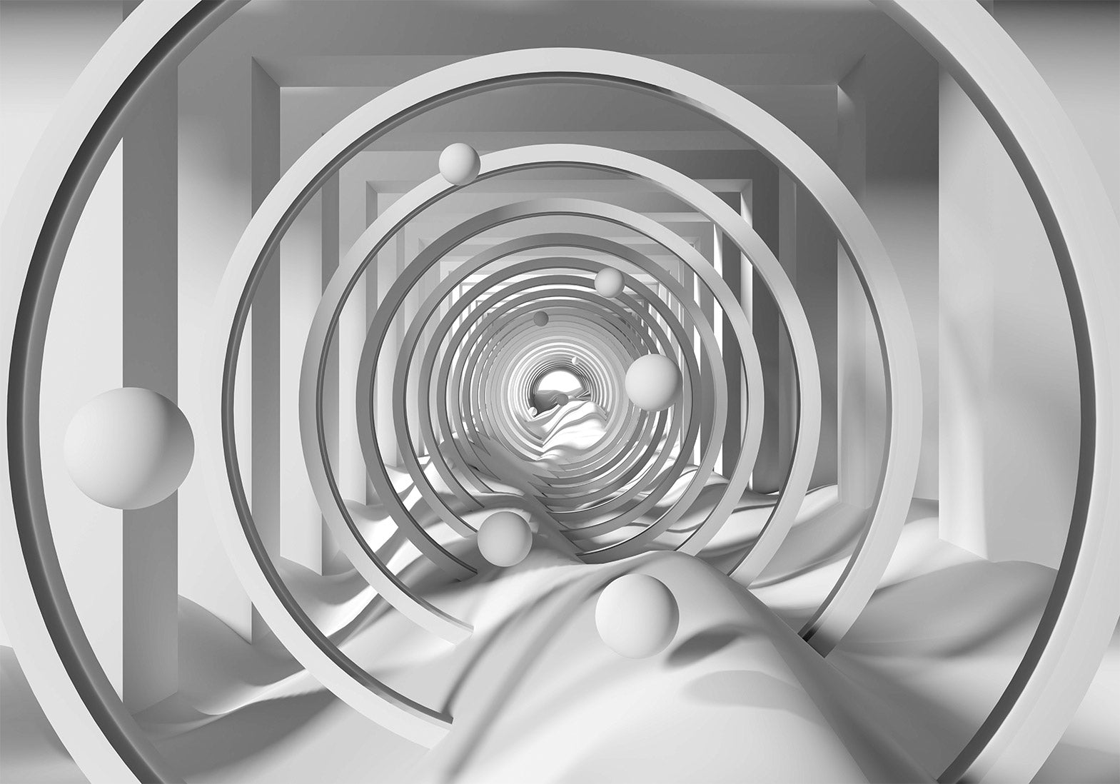 Wall Mural Geometric Depth