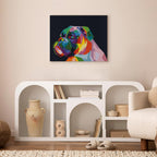 Colourful Boxer Dog Paint by Numbers Kit