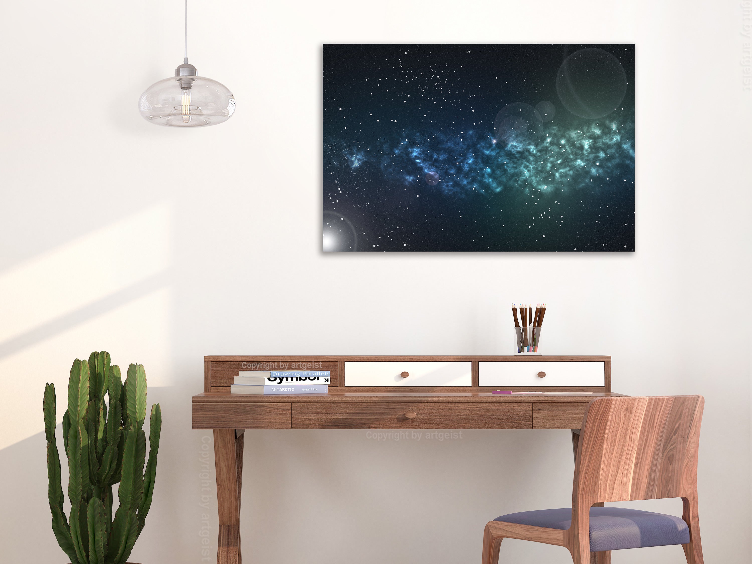 Canvas Print Space Wide 1 Part