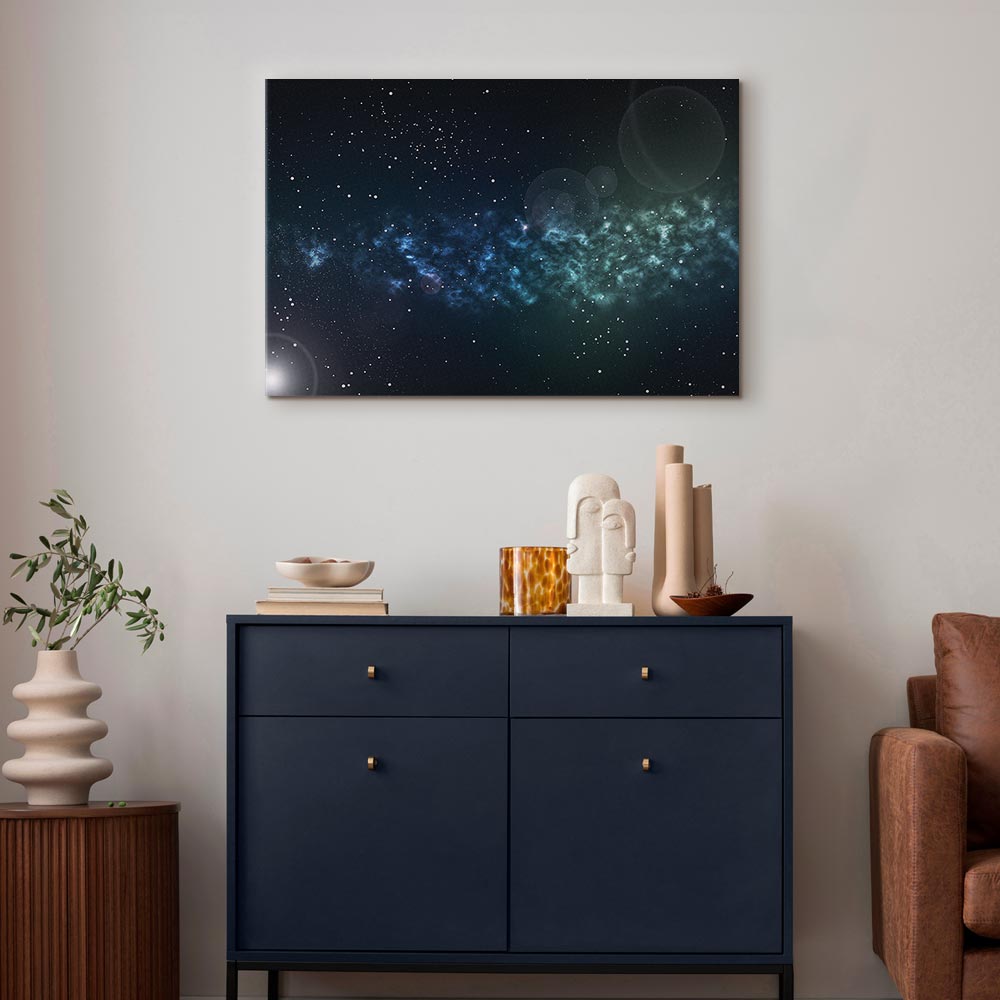 Starry Cosmos Space Canvas Print