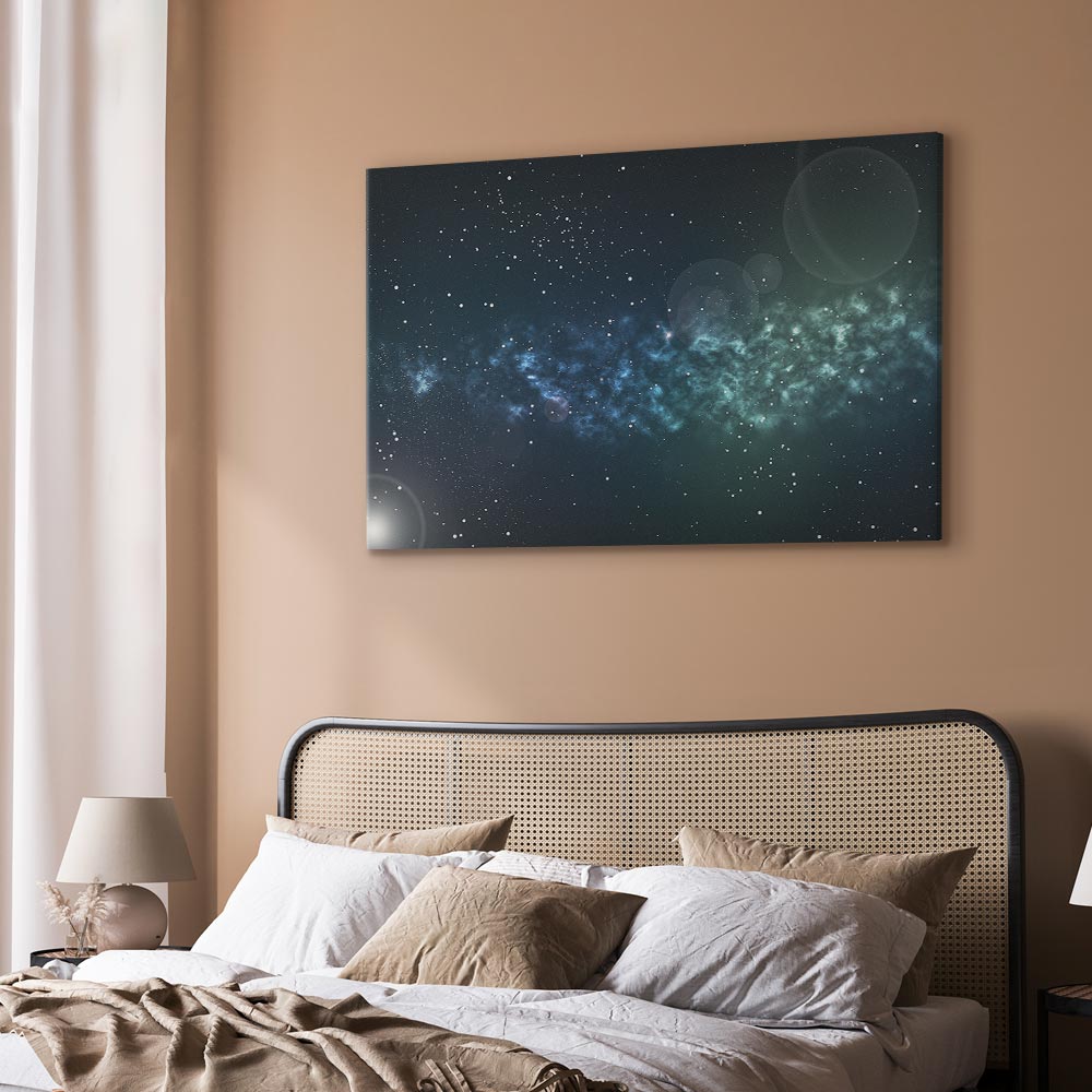 Starry Cosmos Space Canvas Print