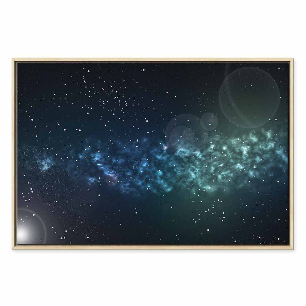 Starry Cosmos Space Canvas Print