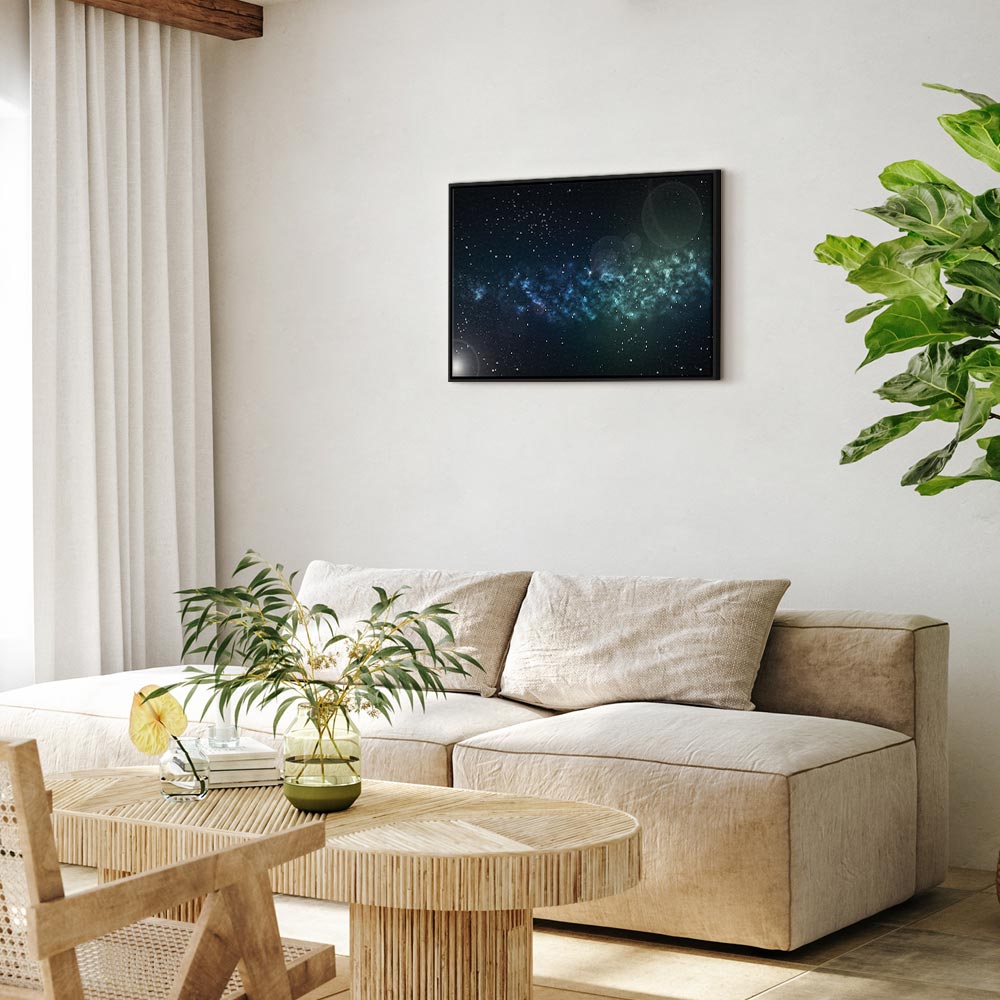 Starry Cosmos Space Canvas Print