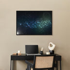 Starry Cosmos Space Canvas Print