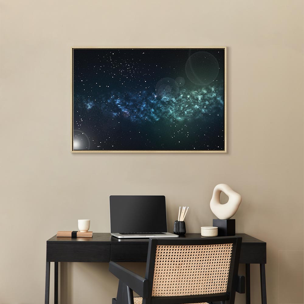 Starry Cosmos Space Canvas Print