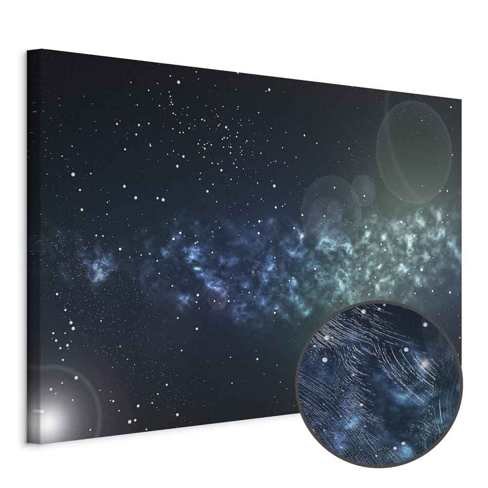 Starry Cosmos Space Canvas Print