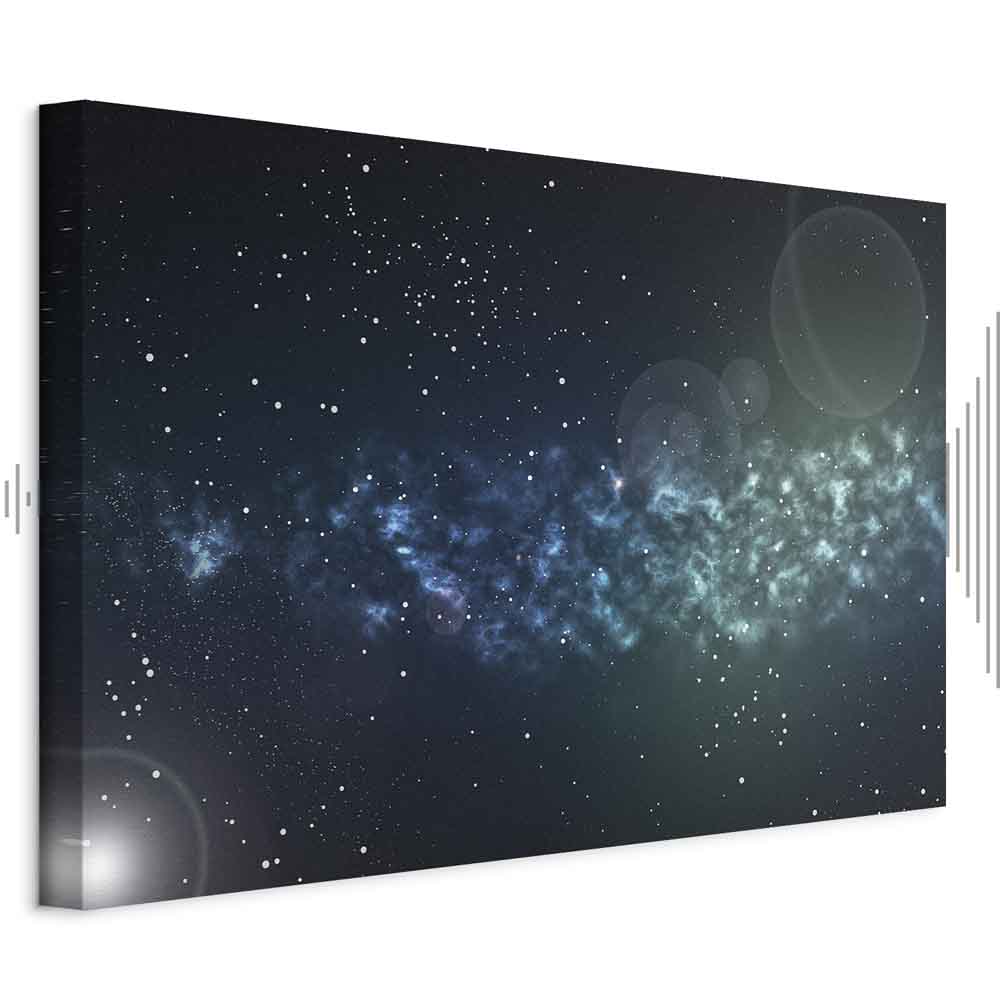 Starry Cosmos Space Canvas Print