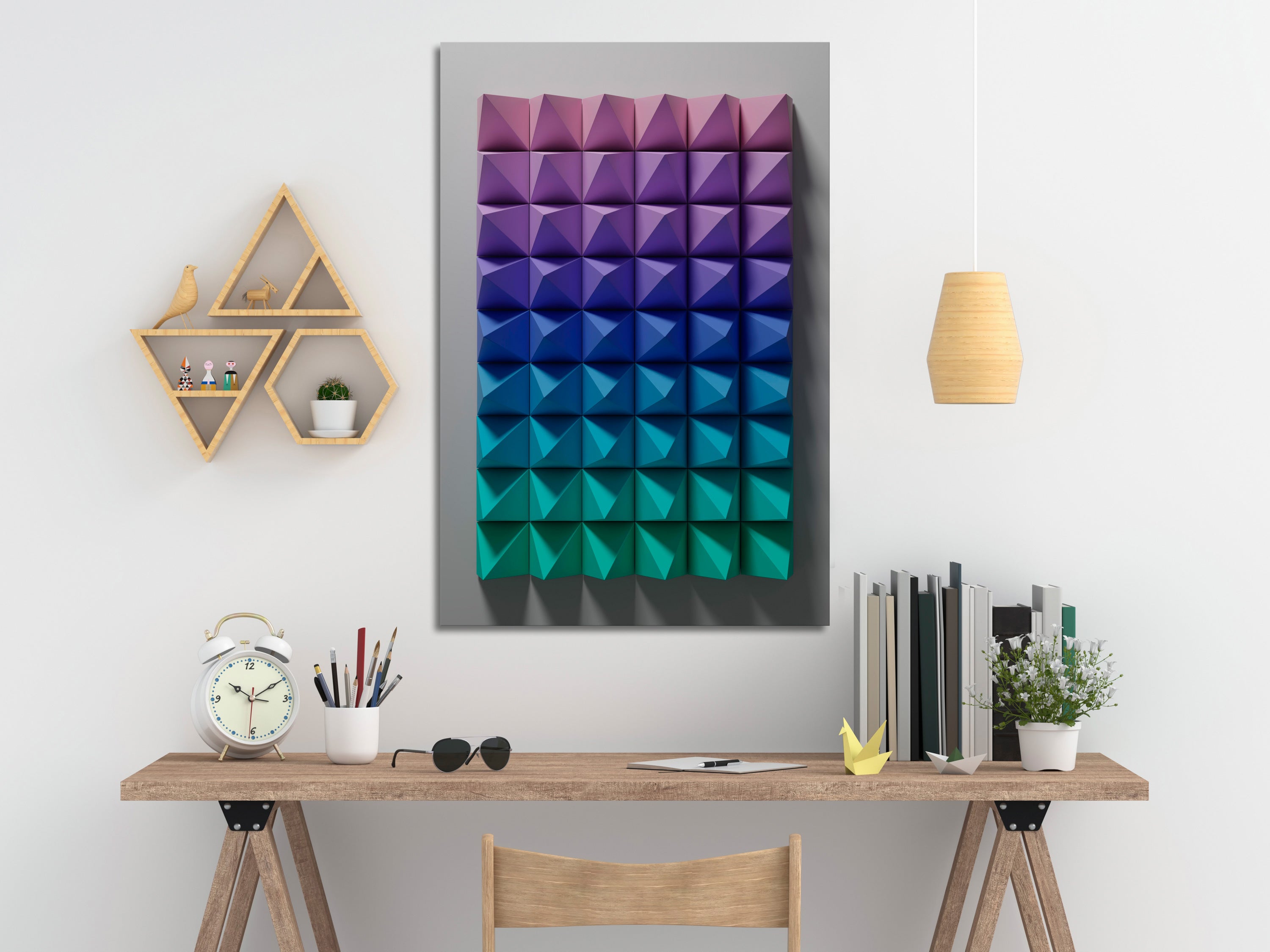 Canvas Print - Immobility Abstract Vertical