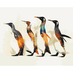 Penguin Family Nature Paint by Numbers Kit